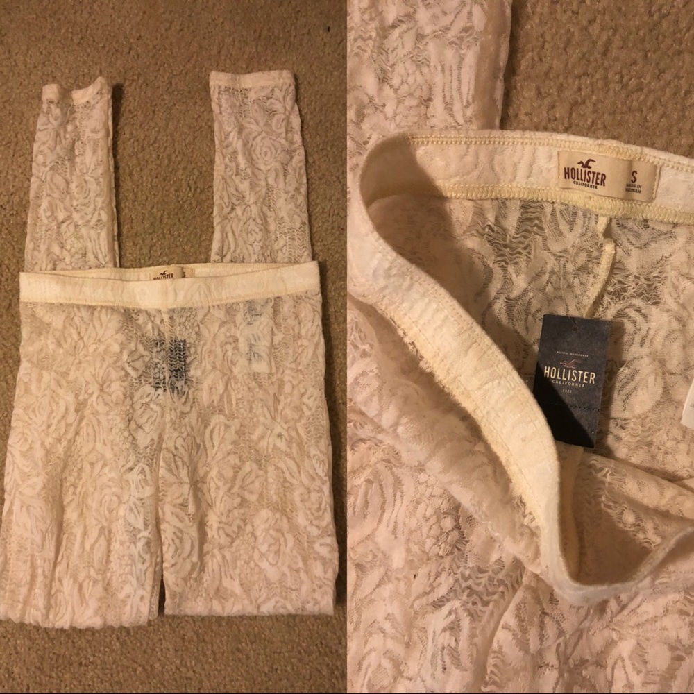 NWT Hollister Lace Leggings 💃